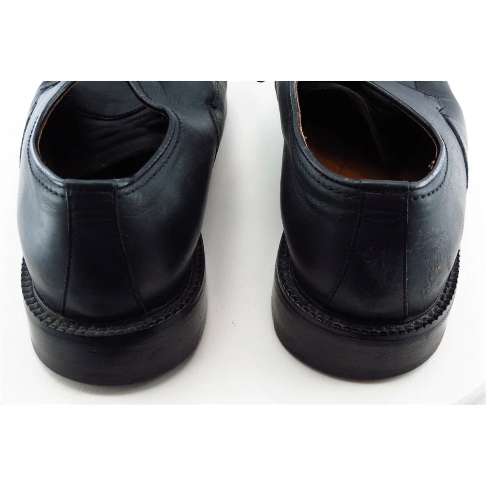 Bacco Bucci Shoes Size 9.5 M Black Derby‎ Oxfords Leather Men